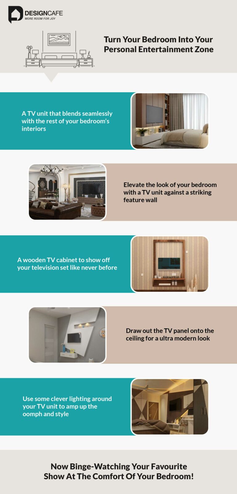 Sleek Bedroom TV Unit Designs For Your Home