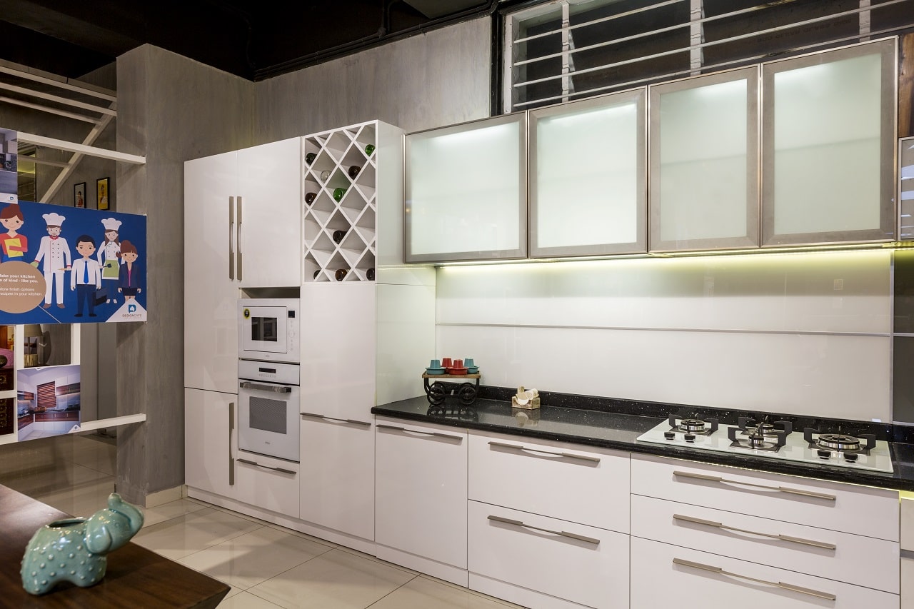 Best Modular Kitchen Designs are available at DesignCafe Bangalore Experience Centre / Design Studio.