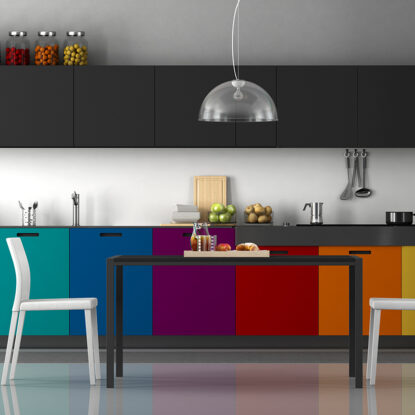 10 Kitchen Cabinet Colour Schemes | DesignCafe