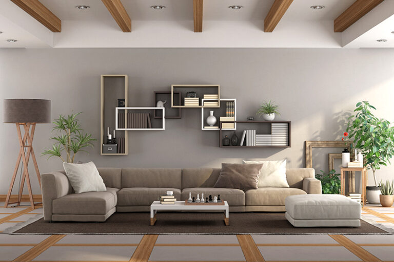 Living Room Wall Shelves Designs for your home DesignCafe