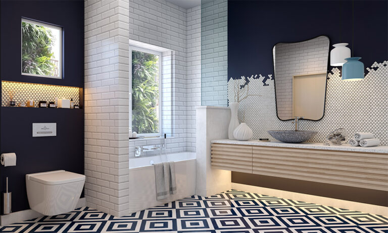 10 Beautiful Bathroom Wallpaper Ideas | DesignCafe