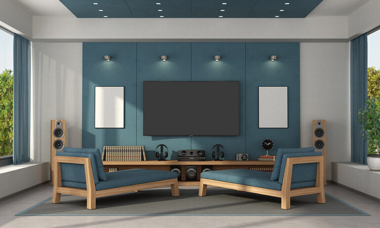 Home Theatre Interior Ideas for Stylish and Cinematic Nights