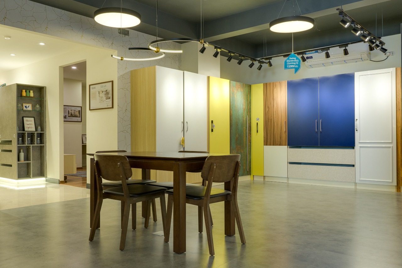 hsr layout interior design bangalore experience center design cafe