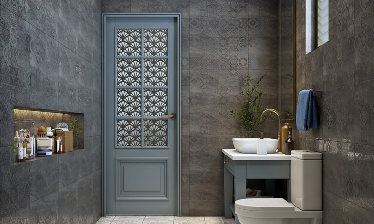 A Designer Door For Your Bathroom