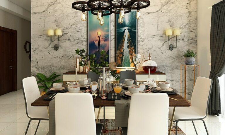 12 Stunning Modern Dining Room Wall Decor Ideas | DesignCafe