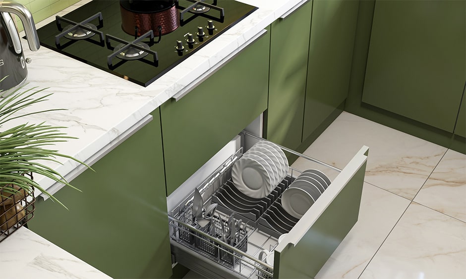 Modular Kitchen Drawer For Plates For Wardrobe Kitchen Dish Rack