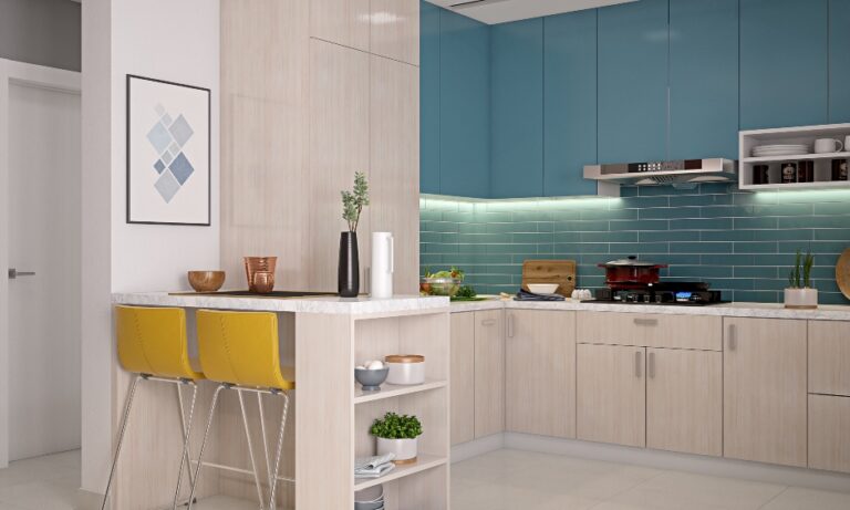 Earthy, Modern Interiors For A 3BHK Home In Mumbai