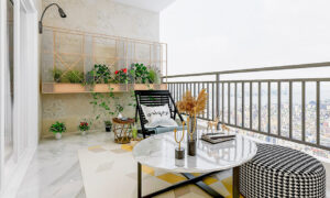 Glass Railing Design For Balcony In India | DesignCafe