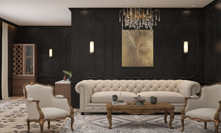 6 Matte Black Wall Paint Is The New Black DesignCafe Matte Black Wall Paint With A Classic Moulding Design 768x461