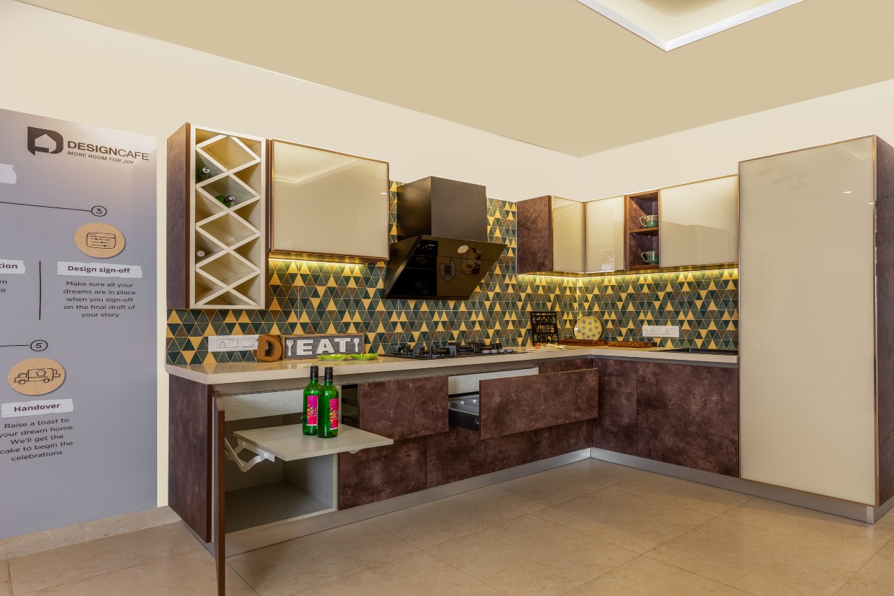 Modular kitchens on display at experience centre in thane