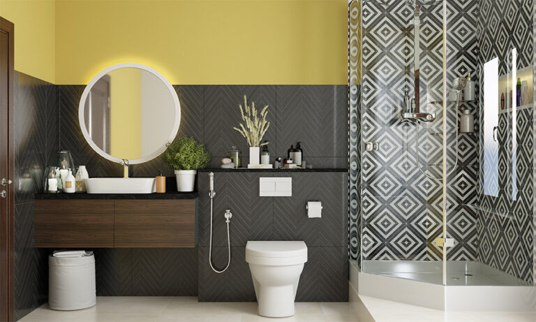 Vibrant Yellow Bathroom Design Ideas For You | DesignCafe