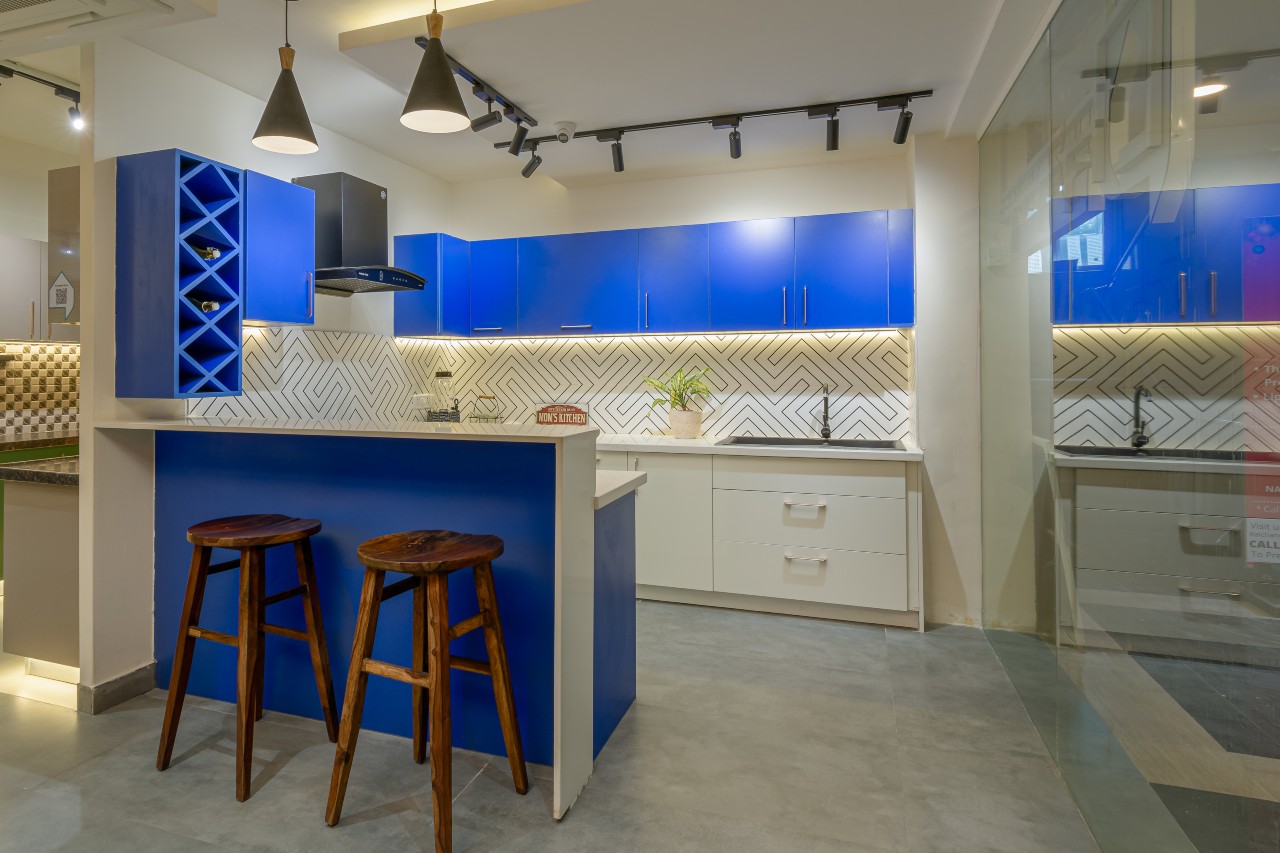 Best Modular Kitchen Designs are available at Design Cafe banjara hills, hyderabad Experience Centre / Design Studio