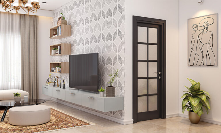 Aluminium Bathroom Door Designs | DesignCafe