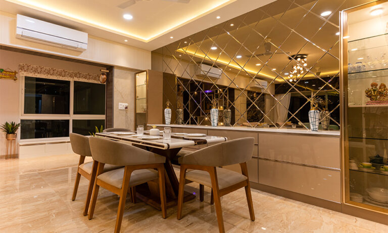 Sneak Peek Into A Modern And Elegant 3BHK in Mumbai