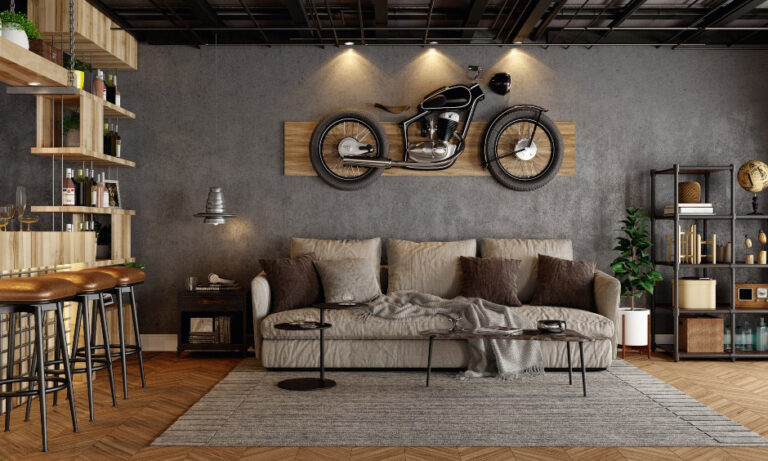 View of Industrial Lighting Ideas For Your Home | DesignCafe