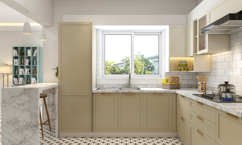 U-shaped-modular-kitchen-l-shaped-corner-unit