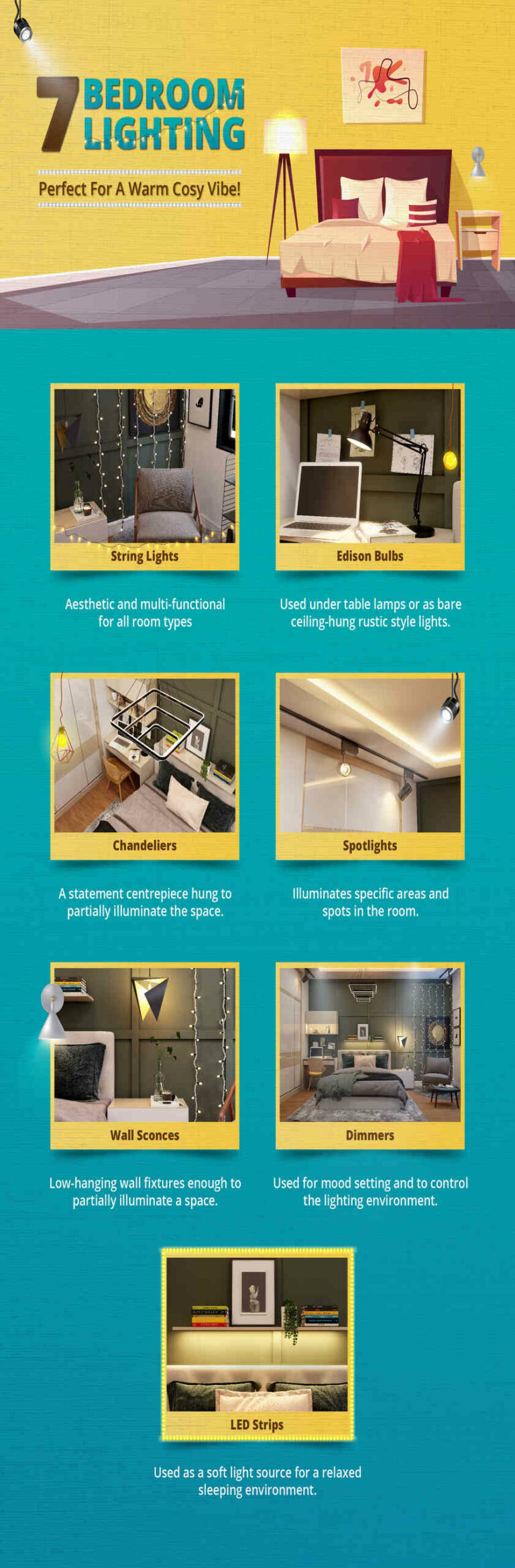 The Ultimate Guide To Bedroom Lighting And Its Types DesignCafe