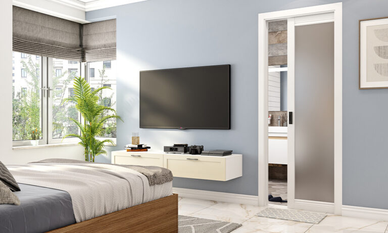 7 Popular Bathroom Sliding Door Ideas For Your Home | DesignCafe
