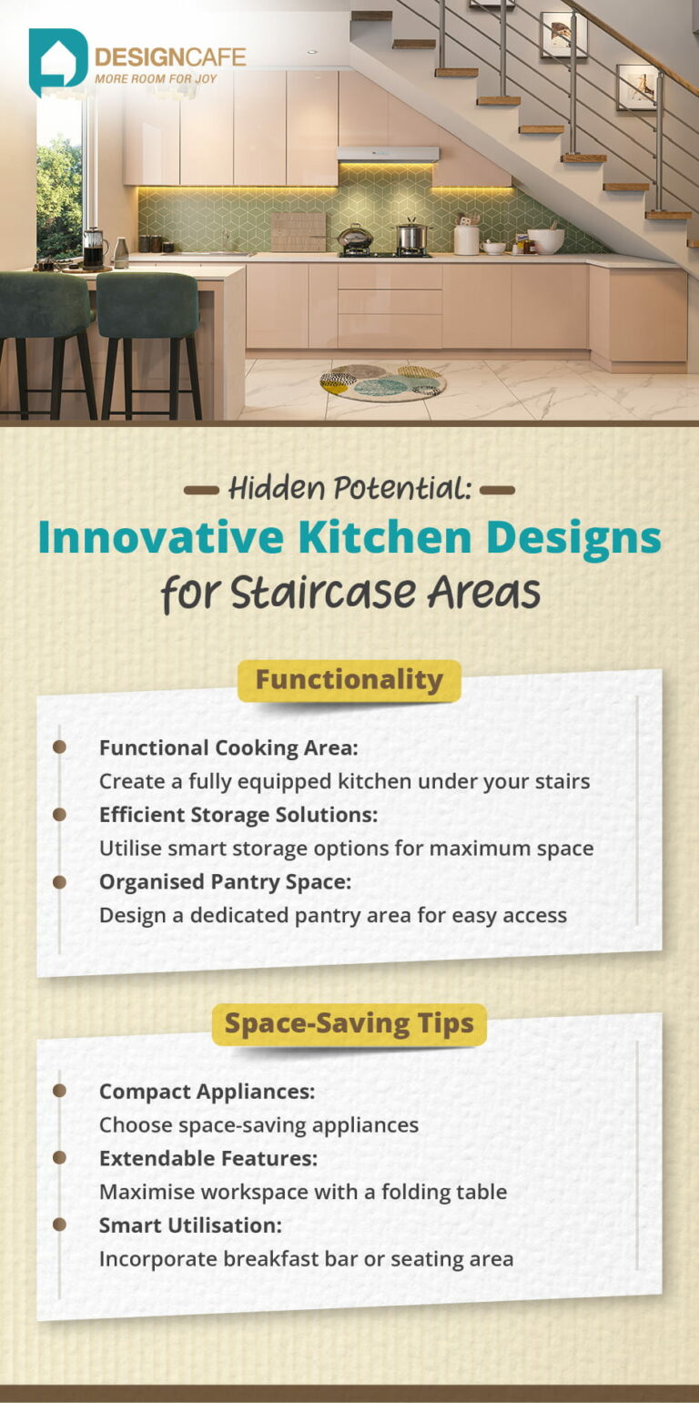 Kitchen Under Stairs Design For Your Home | DesignCafe