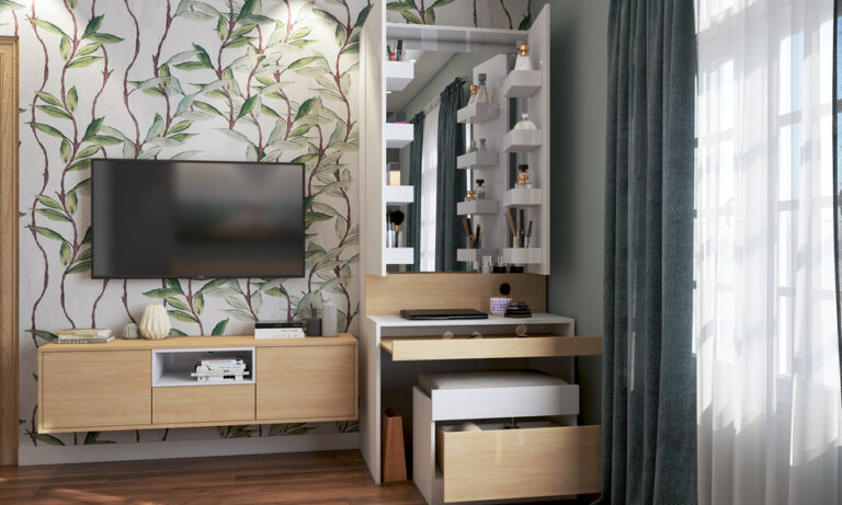 13 Cute Bedroom Cabinet Designs For Storage | DesignCafe