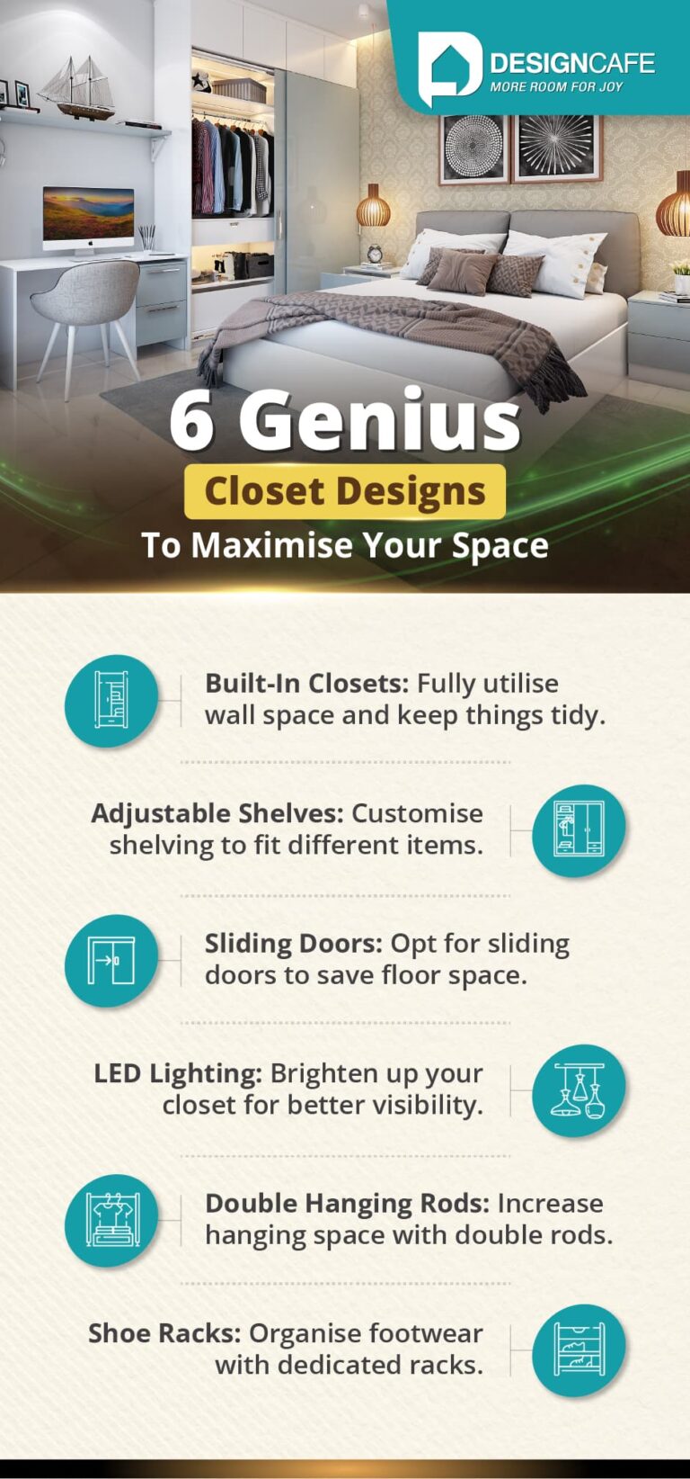 Latest Closet Design Ideas For Your Home | DesignCafe