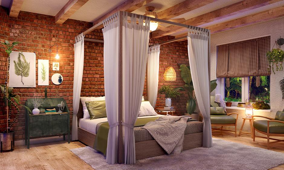 Cottage home decor embraces muted tones and pastels like powder blue and soft pink for warmth.