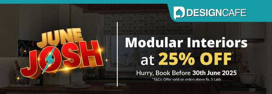 DesignCafe Christmas Special Offer: 25% OFF on Home Interiors.