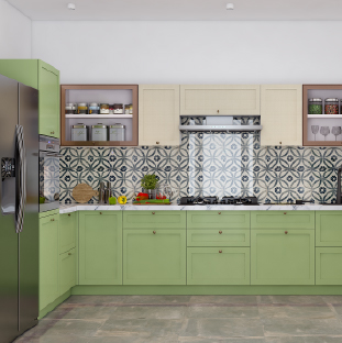 Modular kitchen company in Gurgaon designed a modern kitchen