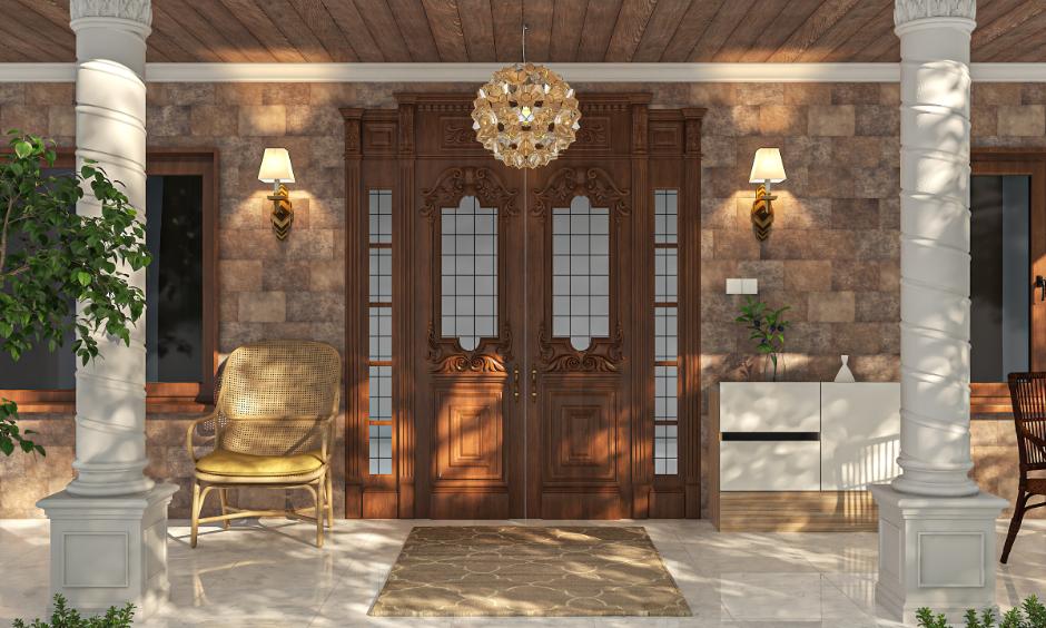 Latest wooden main door design for modern homes