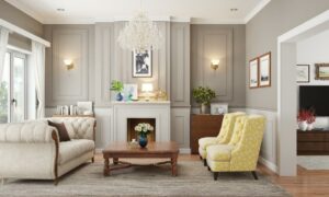 Wall Panelling Designs for Living Room Makeovers