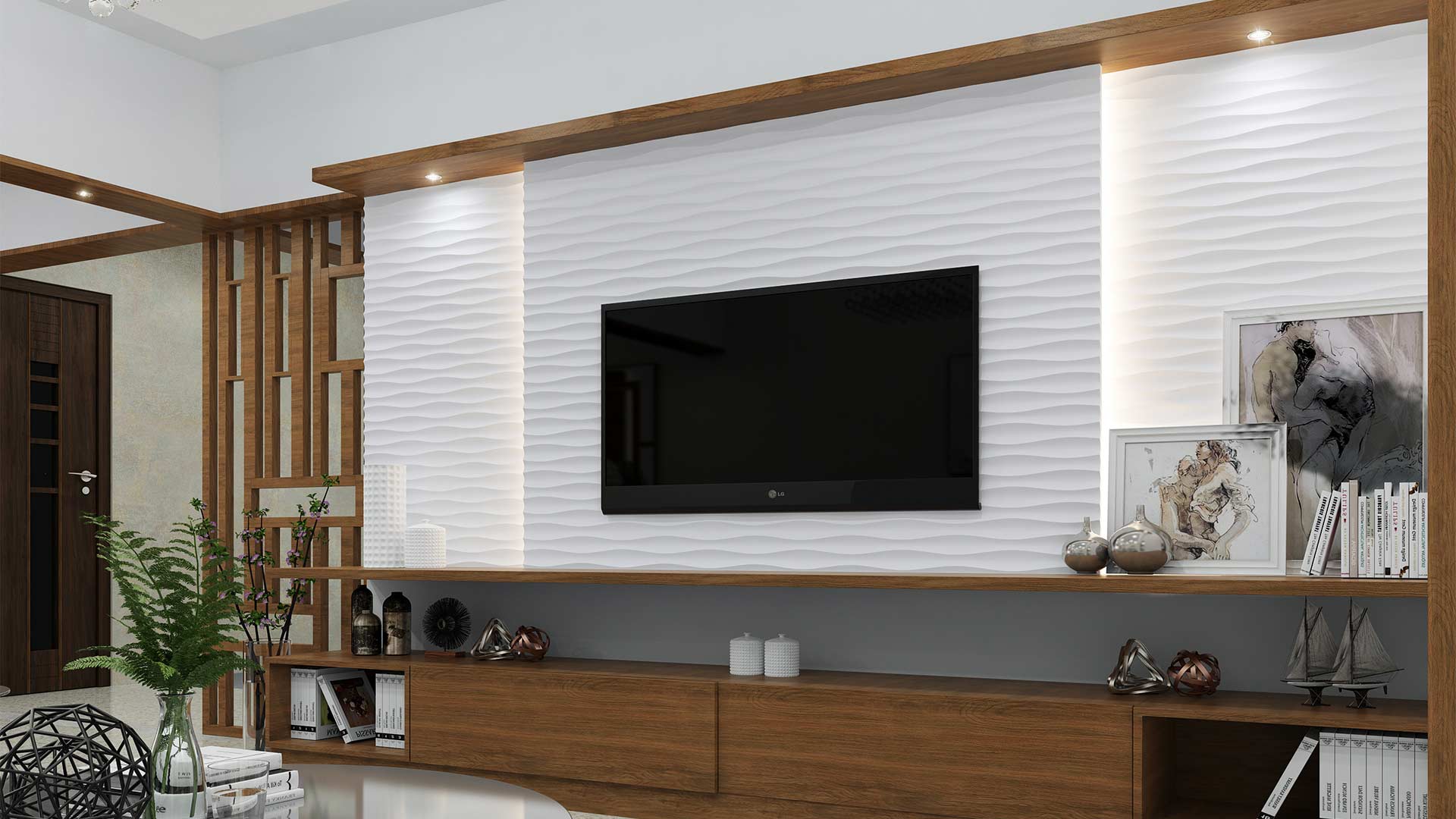 Wall Panelling Designs for Living Room Makeovers