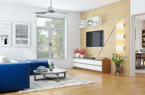 Stylish wall panelling designs for living room