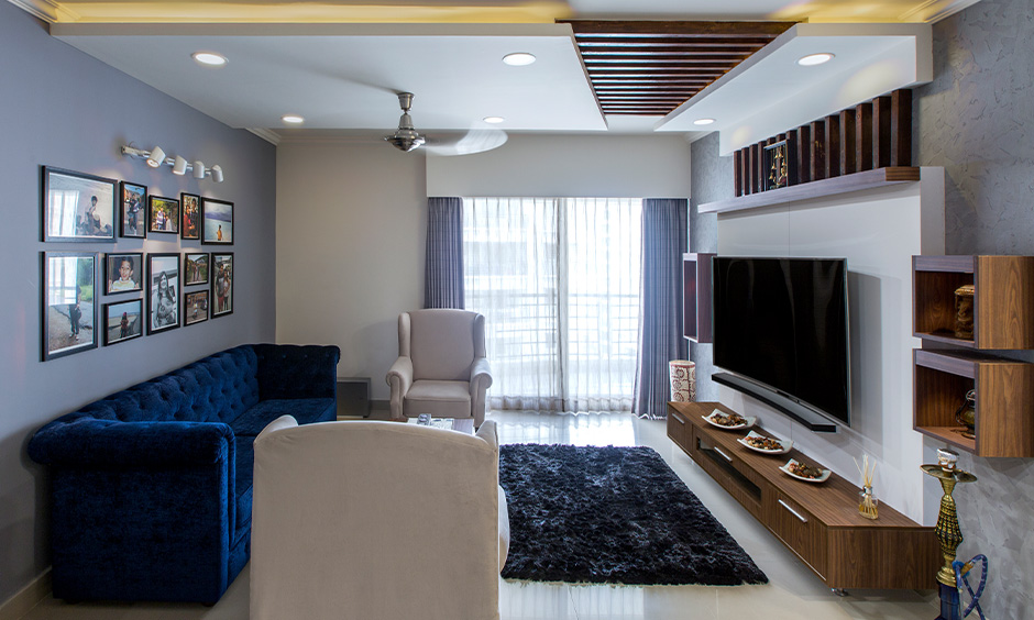 Latest ceiling design with PVC, wood, gypsum, and fibre panels adding texture, warmth, and detail.