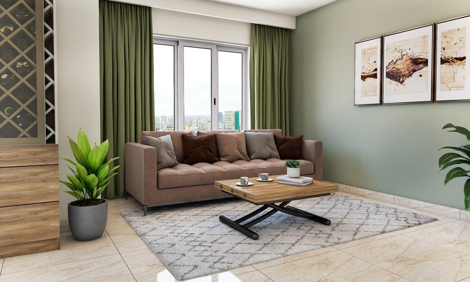 Sagwan wood coffee table for the cosy Indian vibe