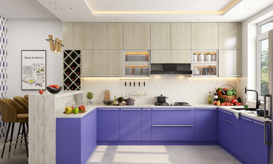 Latest kitchen plus minus POP designs, which combines style and practicality