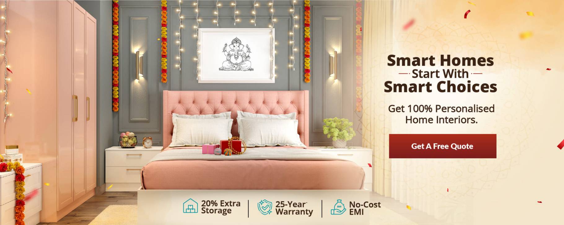 Top interior designers in India providing space-saving solutions for your home interiors