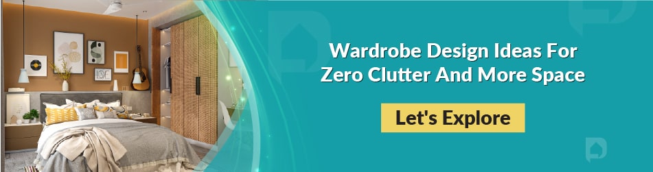 Organized bedroom with space-saving wardrobe design ideas for a clutter-free and spacious room.