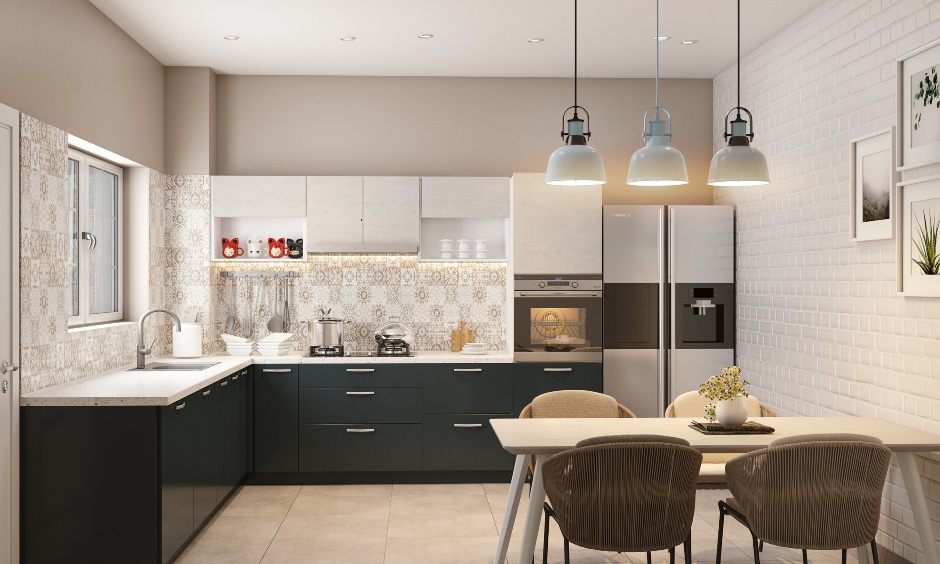 Classic kitchen layout combines elegance and functionality for enduring appeal.