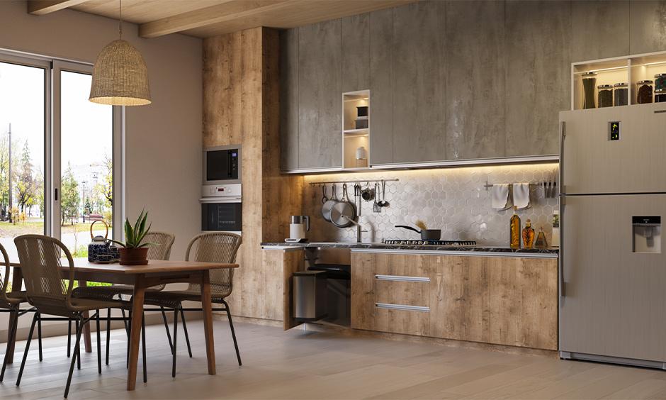 Particle board furniture suited for budget-friendly, modern spaces with light use and low moisture exposure.