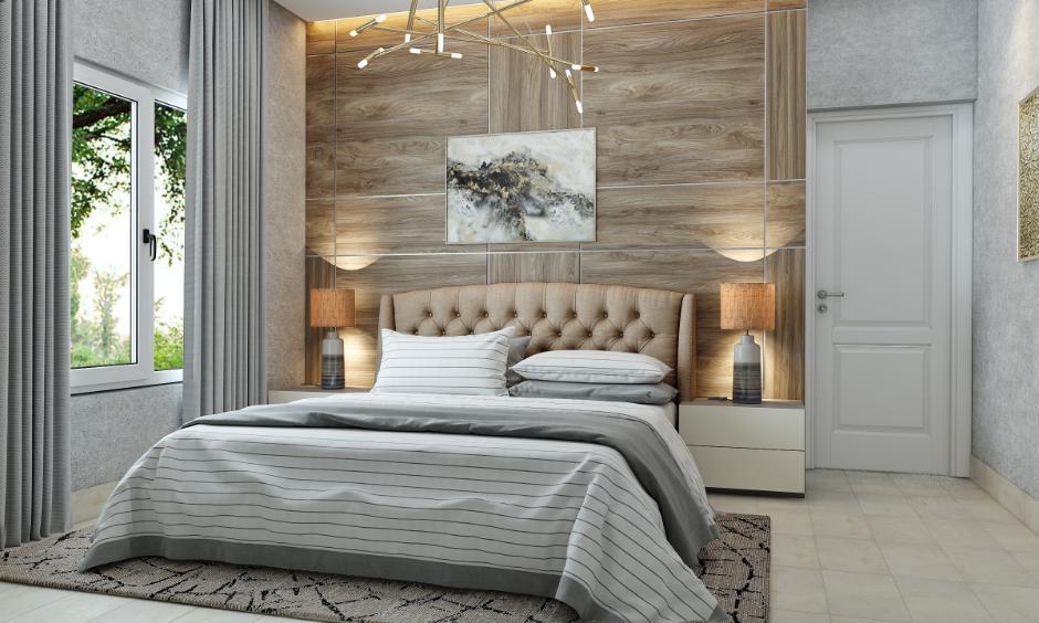 Bedroom decor with beautiful lamps and chandeliers to brighten up the space