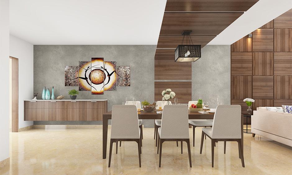 Wooden-textured vitrified tiles provide durable, rustic flooring with the warmth of natural wood.