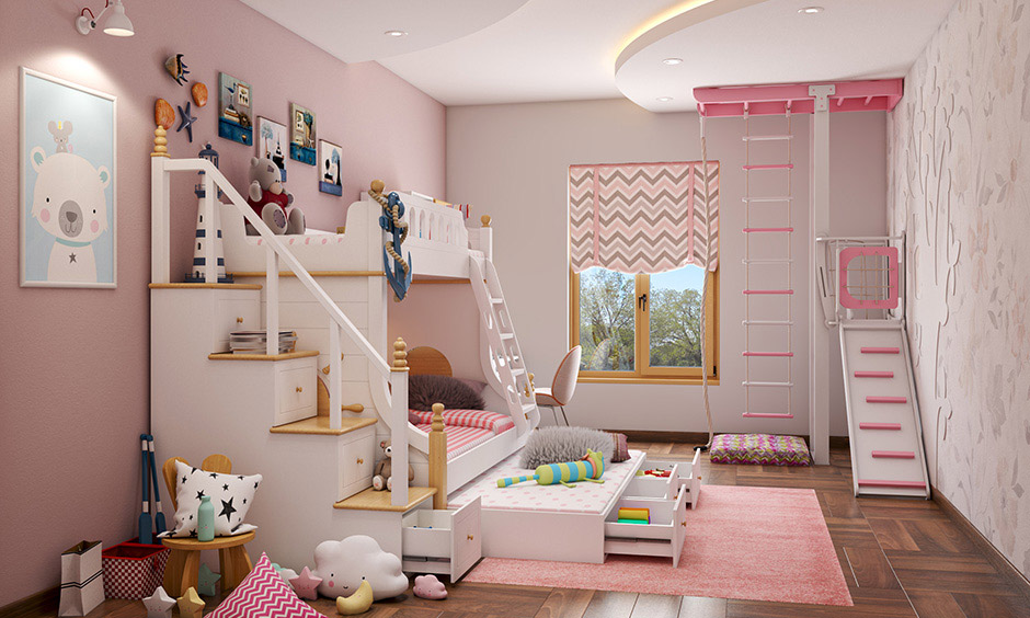 Modular bedroom furniture for the kids, which is fun and playful