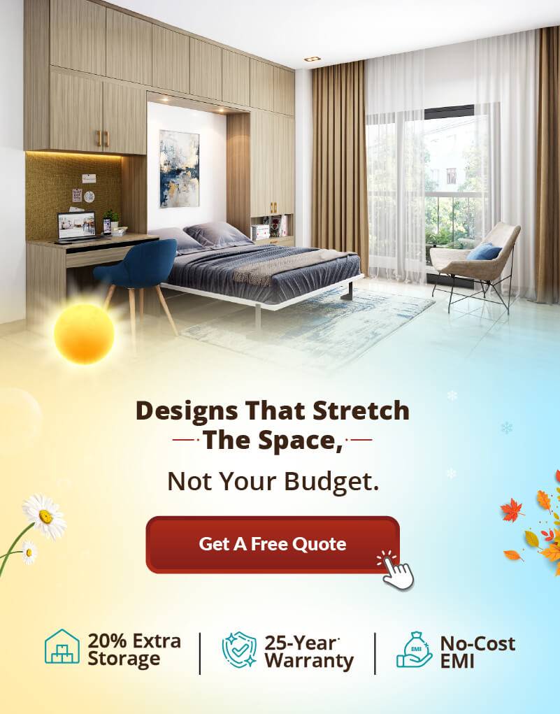 Home interiors designed by best interior designers in Bangalore, Mumbai, Hyderabad, Chennai, Kolkata, India