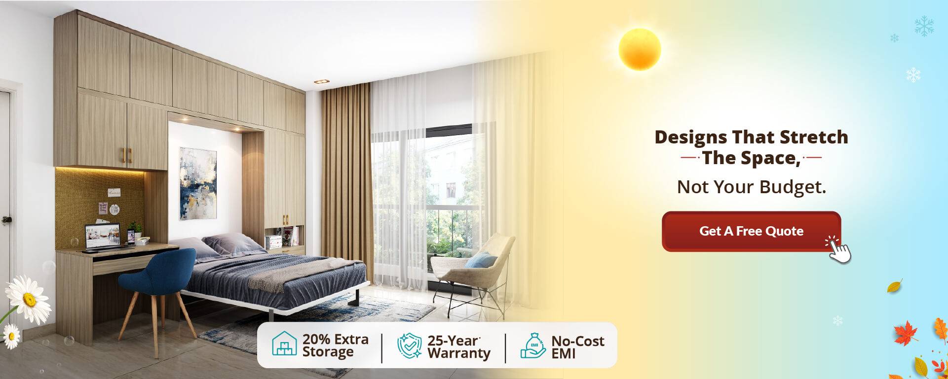 Home interiors designed by best interior designers in Bangalore, Mumbai, Hyderabad, Chennai, Kolkata, India