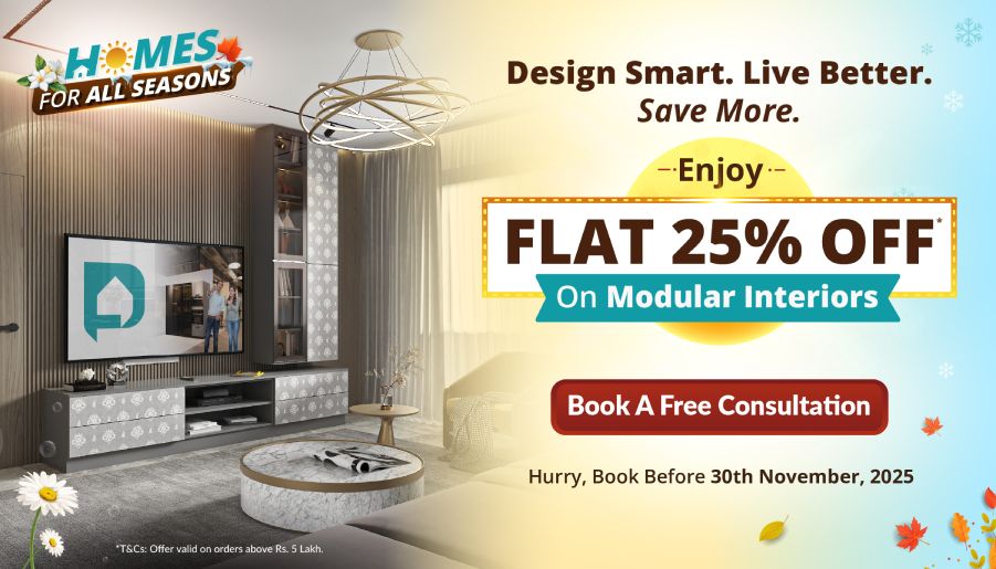 DesignCafe New Year Offer: Save 25% on Home Interior