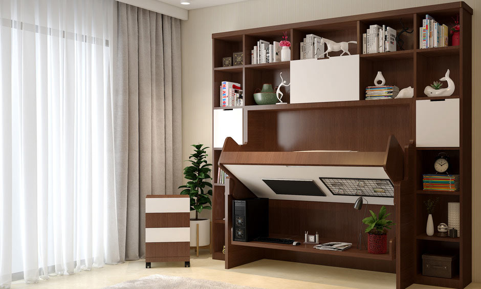 Storage solutions and multifunctional furniture in a space-efficient 30x40 house design.