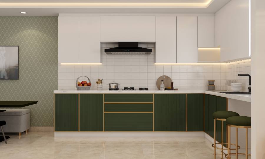 DesignCafe signature modular kitchen finishes