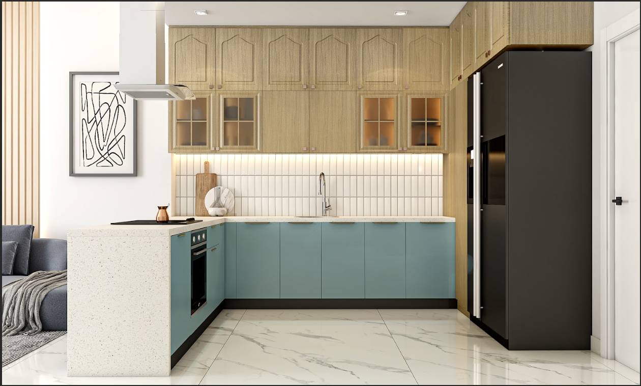 Membrane finish for modular kitchen designs