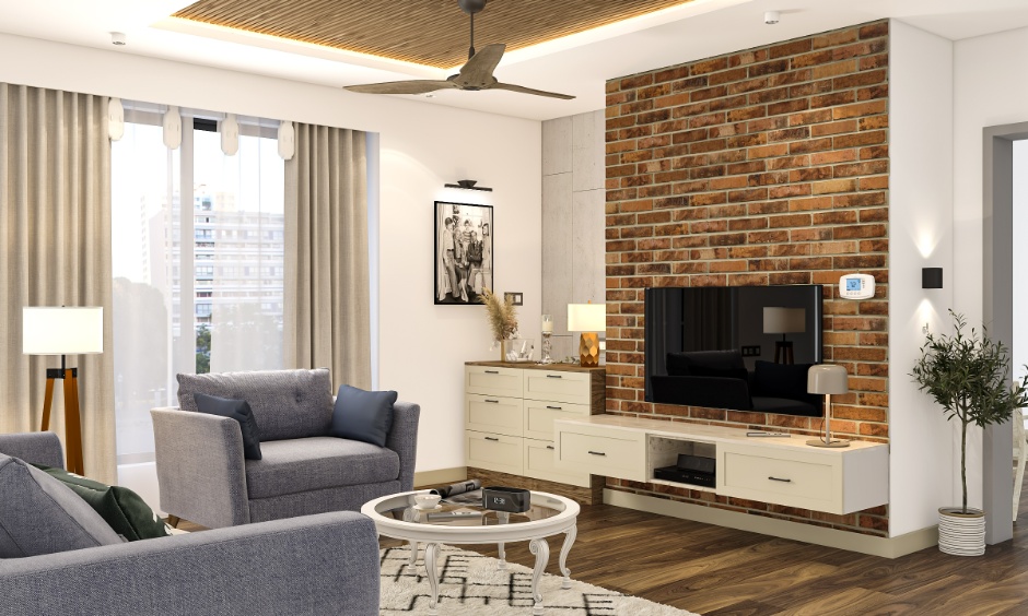 Home interior design 2026 blending sustainability, smart tech, and eco-friendly living spaces.