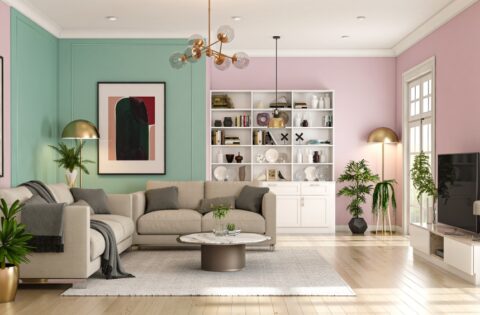 Living room trends 2026 with modern colours, furniture, lighting, and décor ideas.